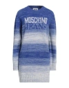 Moschino Jeans Woman Mini Dress Purple Size M Wool, Polyamide In Purple