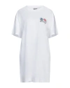 Moschino Jeans Woman Mini Dress White Size L Cotton