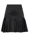 Moschino Jeans Woman Mini Skirt Black Size 8 Viscose, Elastane In Black