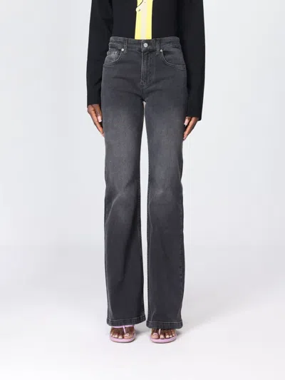 Moschino Jeans Woman  Jeans In Gray