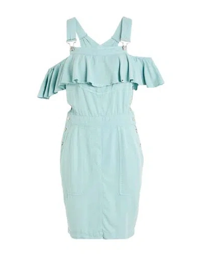 Moschino Jeans Woman Overalls Sky Blue Size S Lyocell