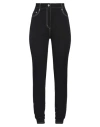 Moschino Jeans Woman Pants Black Size 4 Cotton, Elastane In Black
