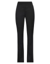Moschino Jeans Woman Pants Black Size 8 Polyester, Wool, Elastane In Black