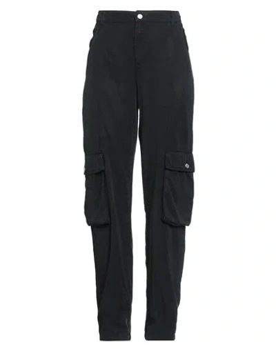 Moschino Jeans Woman Pants Black Size L Lyocell