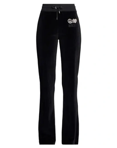 Moschino Jeans Woman Pants Black Size S Cotton, Polyester