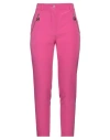 Moschino Jeans Woman Pants Fuchsia Size 10 Polyester, Elastane In Pink
