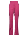 Moschino Jeans Woman Pants Magenta Size 6 Polyester, Wool, Elastane