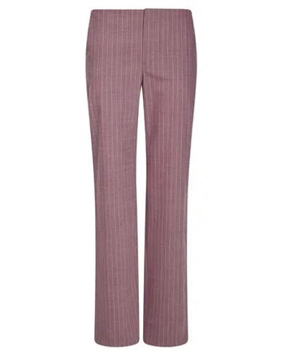 Moschino Jeans Woman Pants Purple Size 4 Polyester, Virgin Wool, Elastane