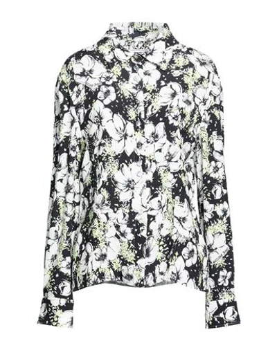 Moschino Jeans Woman Shirt Black Size 6 Viscose