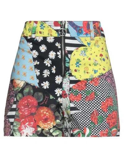 Moschino Jeans Woman Shorts & Bermuda Shorts Black Size 10 Cotton, Elastane