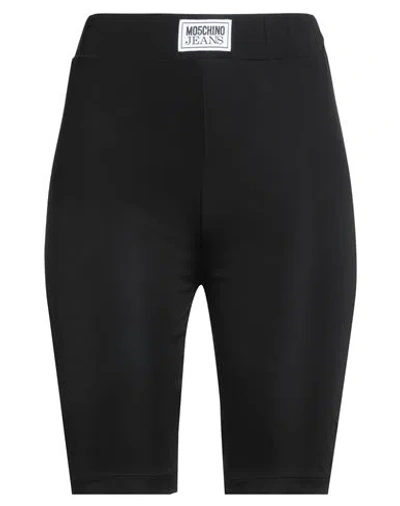 Moschino Jeans Woman Shorts & Bermuda Shorts Black Size 4 Viscose