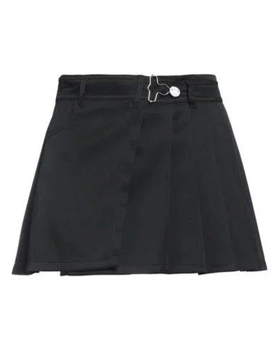 Moschino Jeans Woman Shorts & Bermuda Shorts Black Size 8 Acetate, Silk