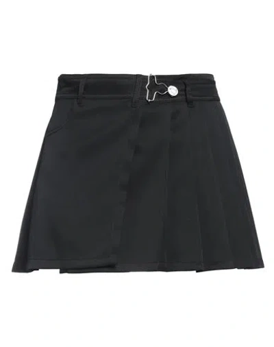 Moschino Jeans Woman Shorts & Bermuda Shorts Black Size 6 Acetate, Silk