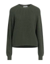 Shop Moschino Jeans Woman Sweater Military Green Size L Polyamide, Viscose, Wool, Cashmere