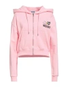 Moschino Jeans Woman Sweatshirt Pink Size Xs Cotton