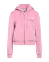 Moschino Jeans Woman Sweatshirt Pink Size Xs Cotton, Polyester, Elastane In Pink