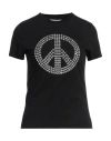 Moschino Jeans Woman T-shirt Black Size L Cotton