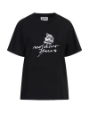 Moschino Jeans Logo-print Cotton T-shirt In Black