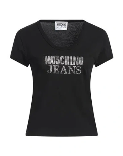 Moschino Jeans Woman T-shirt Black Size M Cotton