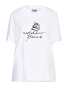 Moschino Jeans Woman T-shirt White Size L Cotton In White