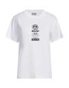 Moschino Jeans Woman T-shirt White Size Xs Cotton