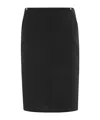Moschino Gonna Misto Lana Tailoring In Black