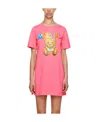 Moschino Jersey Dress In Pink