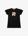 Moschino Jersey Dress Teddy Bear In Black