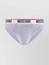 MOSCHINO JERSEY KNIT SILHOUETTE BRIEFS TWIN-PACK