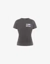 Moschino T-shirt With Logo In Gray