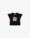 Moschino Jersey T-shirt Teddy Bear In Black