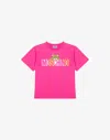 Moschino Jersey T-shirt Teddy Bear In Pink