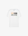 Moschino Jersey T-shirt Urban Logo In White