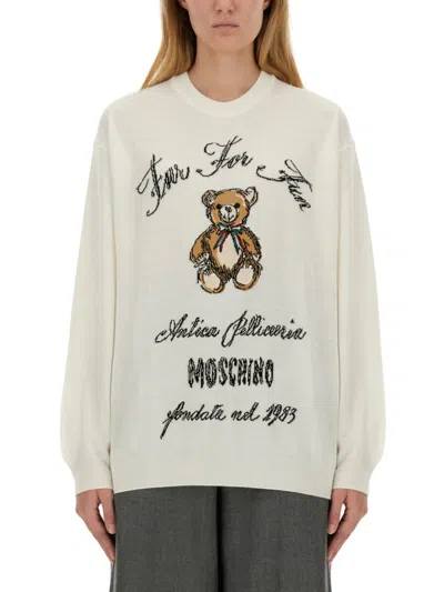 MOSCHINO JERSEY WITH LOGO