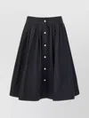 Moschino Midi Skirt In Black