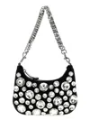Moschino Handmade Chain Shoulder Bag In Black