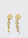 Moschino Chic Mini Statement Earrings In Gold