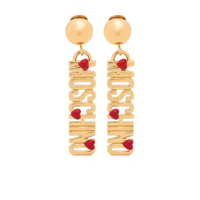 Moschino Lettering Logo Small Earrings A91268402 0606 main image 0