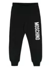 MOSCHINO JOGGER PANTS WITH LOGO IN STRETCH COTTON BOY