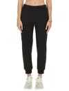 Moschino Cotton Joggers With Ribbed Elastic Waist