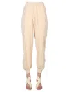 Moschino Jogging Pants In Neutral