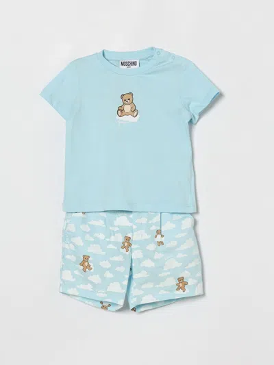 Moschino Babies' Romper Kids  In Blue