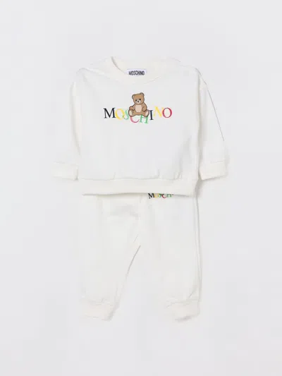 Moschino Babies' Jumpsuit  Kids Color Blue In White