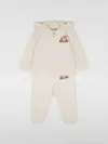 MOSCHINO JUMPSUIT MOSCHINO KIDS COLOR BROWN,F97035032