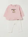 Moschino Jumpsuit  Kids Color Pink In Pink