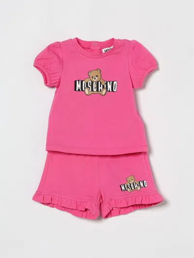 Moschino Babies' Romper Kids  In Pink