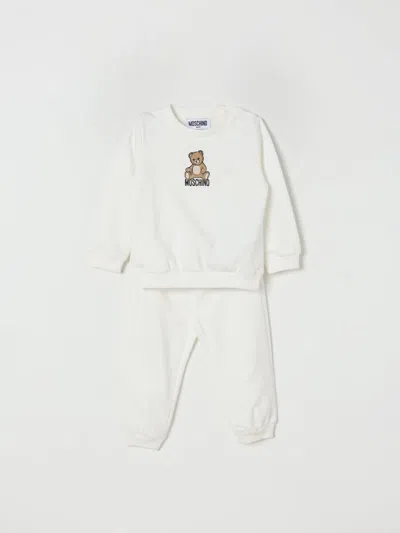 Moschino Babies' Jumpsuit  Kids Color White