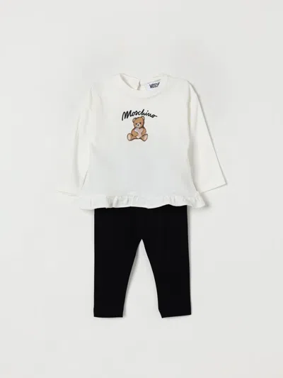 Moschino Babies' Jumpsuit  Kids Color White