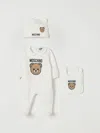 Moschino Babies' Jumpsuit  Kids Color White