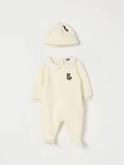 Moschino Babies' Jumpsuit  Kids Color White